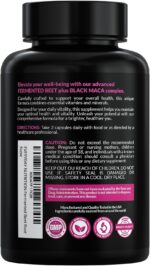 Organic Fermented Beet Root & Black Maca Capsules with Carrot, Spinach, Cranberry & Ginger | Superfood for Energy, Stamina & Wellness | 90 Veggie Capsules | Made in USA - Image 4