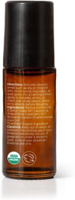 Plant Therapy Organic Lavender & Frankincense Castor Body Oil Roll-On 30 mL (1 oz) Soothes Dryness, and Skin Irritation, Calming Aroma, Relaxation, Pure, Organic Formula, Healing Benefits - Image 5