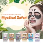 Epielle Character Face Mask Mystical Safari 6 Pack, Fun & Effective Korean Skin Care, Spa Party Favors, Mothers Day Gifts, Birthday Gifts for Women, Self Care Gifts - Image 3