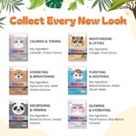 Epielle Character Face Mask Mystical Safari 6 Pack, Fun & Effective Korean Skin Care, Spa Party Favors, Mothers Day Gifts, Birthday Gifts for Women, Self Care Gifts - Image 4