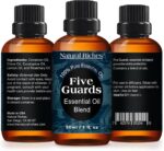 Natural Riches Five Guards Essential Oil Blend for Health Shield Aromatherapy with Clove Cinnamon Lemon Rosemary Eucalyptus Oil - 30ml - Image 3