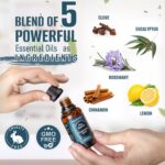 Natural Riches Five Guards Essential Oil Blend for Health Shield Aromatherapy with Clove Cinnamon Lemon Rosemary Eucalyptus Oil - 30ml - Image 5