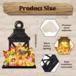 Yousoontic 4th of July Lighted Table Decor Interchangeable Seasonal Table Lantern Decor with 16 Holiday Spring Summer Wooden Signs 4 LED for Home Office Desk Welcome Ornaments Gift - Image 3