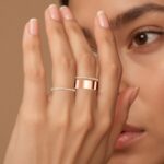 2-Pack 14K Gold Plated Stacking Rings for Oura Ring Gen 4/Gen 3, Cubic Zirconia Simulated oura ring stack Diamond Rings for Women - Image 5