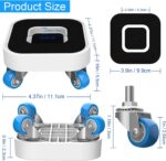 New Upgrade Furniture Sliders, Furniture Movers with Wheels, Furniture Lift Mover Tool Set with 360° Rotatable Wheels, Furniture Dolly for Moving Heavy Duty Sofa, Bed, Load Capacity Up to 750lb - Image 3