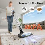 VIPSUN Cordless Vacuum Cleaner with Self-Standing, LED Screen Stick Vacuum Cleaners for Home, Lightweight Powerful Suction Vacuum, 6-in-1 Rechargeable Vacuum for Carpets, Pet Hair, Hardwood Floors - Image 4