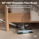 VIPSUN Cordless Vacuum Cleaner with Self-Standing, LED Screen Stick Vacuum Cleaners for Home, Lightweight Powerful Suction Vacuum, 6-in-1 Rechargeable Vacuum for Carpets, Pet Hair, Hardwood Floors - Image 5