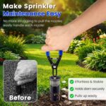 Spray Head Pull Up Tool for Pop Up Sprinklers, Sprinkler Head Tool Compatible with Rain Bird Hunter and Pull Raise Tools, Rotor Adjustment Tools for Lawn Irrigation System Repair - Image 3