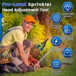 Spray Head Pull Up Tool for Pop Up Sprinklers, Sprinkler Head Tool Compatible with Rain Bird Hunter and Pull Raise Tools, Rotor Adjustment Tools for Lawn Irrigation System Repair - Image 4