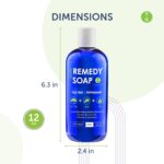 Truremedy Naturals 12 oz Tea Tree Oil Body Wash - Invigorating Tea Tree Soap with Peppermint, Aloe, Eucalyptus, Coconut and Olive Oil - Refreshing Body Wash for Men and Women - Shower Gel Cleanser - Image 4