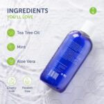 Truremedy Naturals 12 oz Tea Tree Oil Body Wash - Invigorating Tea Tree Soap with Peppermint, Aloe, Eucalyptus, Coconut and Olive Oil - Refreshing Body Wash for Men and Women - Shower Gel Cleanser - Image 5