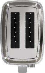 GE 2 Slice Black Stainless Steel Toaster, Extra Wide Slots for Toasting Bagels, Breads, Waffles & More, 7 Adjustable Shade Settings, Removable Crumb Tray, Countertop Kitchen Essentials, 850 Watts - Image 8