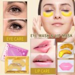 30 Pairs 24K Gold Eye Masks & Lip Masks, Under Eye Patches for Puffy Eyes, Lip Mask Skincare, Small Gifts, Bridesmaid Gifts, Bridal Shower Gifts, Wedding Gifts, Bulk Gifts, Bachelorette Party Favors - Image 3