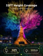 Govee Outdoor Tree Lights 3-Pack, RGBWIC LED Landscape Lighting, Outdoor Lights for Yard Garden Patio, 66 Scene Modes for Holiday Party and Event, App Control, Google Assistant, Matter - Image 3