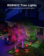 Govee Outdoor Tree Lights 3-Pack, RGBWIC LED Landscape Lighting, Outdoor Lights for Yard Garden Patio, 66 Scene Modes for Holiday Party and Event, App Control, Google Assistant, Matter - Image 4