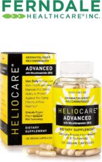 Heliocare Advanced Niacin B3 Supplement: Fernblock PLE Extract 240mg Per Serving - Supports Skin Cell Health W/Antioxidant Rich Vitamin B3 Niacin 500 mg - 120 Vegan Capsules - Image 4