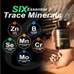 (3 Bottles) 15mg Zinc Glycinate from Albion® 6 Essential Trace Bisglycinate Minerals, Manganese, Boron, Chromium, Selenium, Molybdenum Supplement 90 Plant-Based Vegan Capsules - Image 3