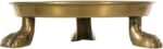Round Clawfoot Dish — by Alice Lane Home Collection — Gold — for Home Decor, Candles, Jewelry, Perfume, Cosmetics, and Coffee Table — Size Small - Image 3