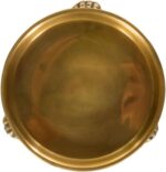 Round Clawfoot Dish — by Alice Lane Home Collection — Gold — for Home Decor, Candles, Jewelry, Perfume, Cosmetics, and Coffee Table — Size Small - Image 4