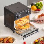 Elite Gourmet Compact 8.5Qt Air Fryer Oven – Mini Countertop Air Fryer with Adjustable Time & Temperature Controls, 800W, Includes Air Fry Basket, Bake Pan & Recipes, Black - Image 9
