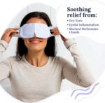 CorneaCare Rest: Self Heating Warm Compress for Dry Eyes | Heated Eye Mask for Fast Relief | Steam Mask for Stye Treatment | No Microwave or Washcloth Needed | Travel Ready Warm Compress | 30 Count - Image 3