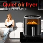 Compact Air Fryer, 9-in-1 with Smart Digital Color TouchScreen Air Fryers, View Window, Air Fry, Roast, Bake,Reheat, Dehydrate, 12 Presets,Dishwasher Safe Basket & Less Oil Nonstick,4.2QT - Image 7