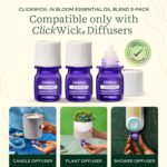 ClickWick Essential Oil Blends for Lifelines Diffusers, 3-Pack in Bloom Set - Essential Oil Blend Refill for Candle, Plant & Shower Aromatherapy Diffuser - Fragrance for Diffusers - Image 3