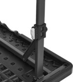 Amazon Basics 34 inch Portable Sturdy Folding Dining Table with Carrying Handle, Space Saving Storage, Square, 33.9 x 29.1 x 33.9 inch, Black | Folding, Portable, with Carrying Handle - Image 4