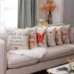 This is Us Pillow Cover 18x18, Farmhouse Inspirational Saying Decorative Throw Pillow Cover for Sofa Couch, House Warming Gifts, Bedroom Living Room Decor CC2020 - Image 4