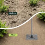 10"×10" Steel Hand Tamper, 48" Adjustable Handle Manual Soil Compactor & Dirt Tamper Tool for Landscaping, Yard, Gravel, Asphalt, Driveway, Garden, Ground Leveling - Image 5