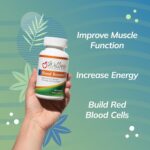 Blood Booster Iron Supplement for Energy and Fatigue - Gentle, Non-constipating Iron, Methylfolate and Other coenzyme B Vitamins (180 caps - Vegan, Gluten Free, Non-GMO) - Image 3