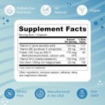 Blood Booster Iron Supplement for Energy and Fatigue - Gentle, Non-constipating Iron, Methylfolate and Other coenzyme B Vitamins (180 caps - Vegan, Gluten Free, Non-GMO) - Image 4
