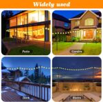 Mutovlin 2 Pack String Light Poles,10 Ft Light Poles for Outside String Lights,Outdoor Lights Pole with Fork,Metal Poles Stand for Patio Deck Backyard (10FT 2 Pack) - Image 4