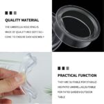 Prudiut 2 Inch Silicon Patio Table Umbrella Hole Ring for Standard Table Hole, 2 Set Umbrella Hole Ring Plug and Cap Set, Outdoor Patio Umbrella Plug for Patio Table - Image 5