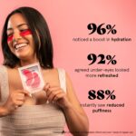 grace & stella Award Winning Under Eye Mask - Reduce Dark Circles, Puffy Eyes, Undereye Bags, Wrinkles - Gel Under Eye Patches - Small Birthday Gifts - Vegan Cruelty-Free (Pink, 6 Pairs) - Image 3