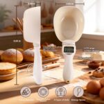 Handheld Electronic Measuring Spoon, Digital Measuring Spoon with Unit Conversion Function 800g/0.1g High Precision, LED Display, 2026 New Food Scale Scoop for Weighing Baking Cooking - Image 3
