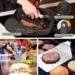 35PCS Griddle Accessories Kit, Flat Top Grill Accessories Set for Blackstone and Camp Chef, Grill Spatula Set with Enlarged Spatulas, Basting Cover, Scraper for Outdoor Barbecue - Image 5
