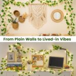 Ivy Vine String Lights, 23FT 73 LED Lighted Garland with Green Leaves, USB & Battery Powered, Room Wall, Dorm, Bedroom, Patio Decor, Warm White - Image 4
