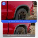 5.8FT Rear Wheel Well Guard Compatible with 2019-2026 Chevy Silverado 1500 Rear Wheel Well Liners Tire Inner Fenders Replacement for 2019-2026 Chevy Silverado Accessories - Image 4