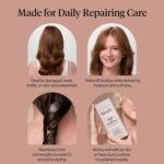 Kitsch Repairing Argan Oil Liquid Conditioner for Women & Men – Argan Oil for Hair, For Shine, Smoothness & Damage Recovery, Hair Repair – Clean, Color-Safe Hair Care - Made in USA, 12.3 oz - Image 5