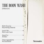 Nécessaire Body Essentials - Skin Care Gift Set For Women + Men - Travel-Size Body Wash, Body Lotion + Deodorant | Dermatologist-Tested. Hypoallergenic | Vegan | Aluminum-Free Deodorant (Olibanum) - Image 3