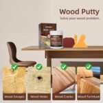 BONCART Wood Filler,Wood Putty,Wood Filler Paintable,Wood Repair Putty Stainable,9.87 Ounce White Wood Filler,Wood Furniture Repair kit,Quickly Repair Any Broken and defective Wooden Furniture - Image 5
