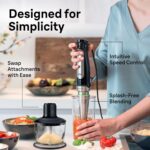 Braun MultiQuick 7 3-in-1 Immersion Blender with Food Processor – Powerful Handheld Electric Stick - Emulsifier for Chopping, Beating & Whisking - Ideal for Soup, Puree, Smoothies & More - Image 4