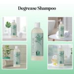 Clarifying Shampoo for Oily Hair and Scalp - Degrease Deep Cleansing Shampoo Build Up Remover with Rosemary Oil for Greasy Hair & Scalp - Vegan Color Safe Sulfate Paraben & Cruelty Free (12 Fl Oz) - Image 3
