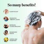 Clarifying Shampoo for Oily Hair and Scalp - Degrease Deep Cleansing Shampoo Build Up Remover with Rosemary Oil for Greasy Hair & Scalp - Vegan Color Safe Sulfate Paraben & Cruelty Free (12 Fl Oz) - Image 4