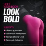 Bold Buns Creatine for Women – Supplement with Collagen & BCAA – Supports Muscle Development, Post-Workout Recovery, Skin Elasticity, Healthy Hair & Nail (30 Servings, Unflavored) - Image 3
