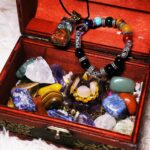 Chakra Healing Stones Set - 7 Raw & 7 Tumbled Crystals with 7 Bullet Shaped Stones, Chakra Necklace, Healing Bracelet & Orgone Pyramid - Spiritual Gift for Reiki, Meditation, Energy Balancing - Image 5