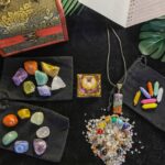 Chakra Healing Stones Set - 7 Raw & 7 Tumbled Crystals with 7 Bullet Shaped Stones, Chakra Necklace, Healing Bracelet & Orgone Pyramid - Spiritual Gift for Reiki, Meditation, Energy Balancing - Image 6
