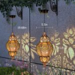 Solar Lanterns Outdoor Waterproof, Hanging Solar Lantern Garden Decor, Decorative Garden Lights for Yard, Patio, Lawn, Porch, Mother's Day Gifts (Moroccan) - Image 5