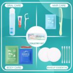 Travel Size Toiletries Bulk Hygiene Kits Toiletry Kit Homeless Care Package Supplies in Zip Pouch,Homeless Kit Bulk Perfect for Camping,Hotel,Charity Men Women Students(Pack of 5) - Image 3
